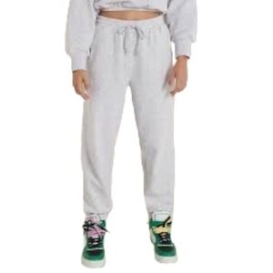 ALL IN MOTION Womens High-Rise Jogger Sweatpants Size XL Heather Grey Cotton NWT